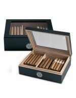 EGOIST – black glass humidor case